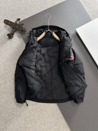 Burberry New Fashion Couple Embroidered Logo Hooded Down Jacket