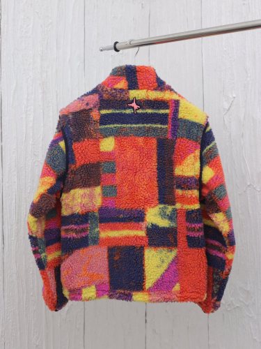 Dior x Lewis Hamilton Fashion Sleeves Detachable Fleece Coat