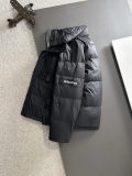 Dior New Classic Couple Embroidered Logo Stand Up Collar Down Jacket