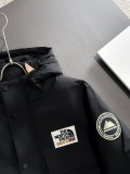 Gucci x The North Face New Fashion Couple Embroidered Logo Hooded Down Jacket