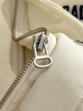 Balenciaga New Classic Couple Toothbrush Embroidered Logo Stand Up Collar Down Jacket