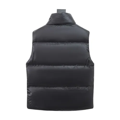 Prada New Classic Couple Red Logo Stand Up Collar Down Vest