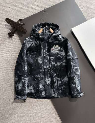 Moncler New Fashion Couple Camouflage Hooded Down Jacket