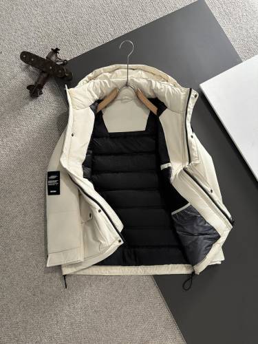 Balenciaga New Fashion Couple 3D Logo Hooded Down Jacket