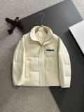 Balenciaga New Classic Couple Toothbrush Embroidered Logo Stand Up Collar Down Jacket
