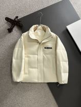 Balenciaga New Classic Couple Toothbrush Embroidered Logo Stand Up Collar Down Jacket
