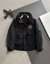 Balenciaga New Fashion Couple Embroidered Logo Hooded Down Jacket