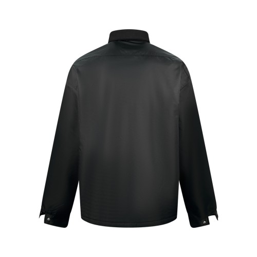 Prada Classic Triangle Collar Cotton Jacket