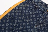 Louis Vuitton New Classic Full Print Side Pimp Jeans