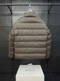 Moncler Couple New Classic Tri color Edging Short Down Jacket Coat