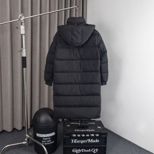 Moncler New Classic Casual Hooded Goose Down Long Down Jacket