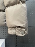Moncler Couple New Classic Tri color Edging Short Down Jacket Coat