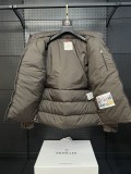 Moncler Couple New Classic Tri color Edging Short Down Jacket Coat