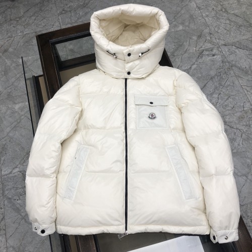 Moncler New Classic Couple Personalized Double Zipper Hooded Down Jacket