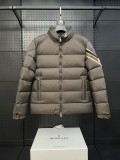Moncler Couple New Classic Tri color Edging Short Down Jacket Coat