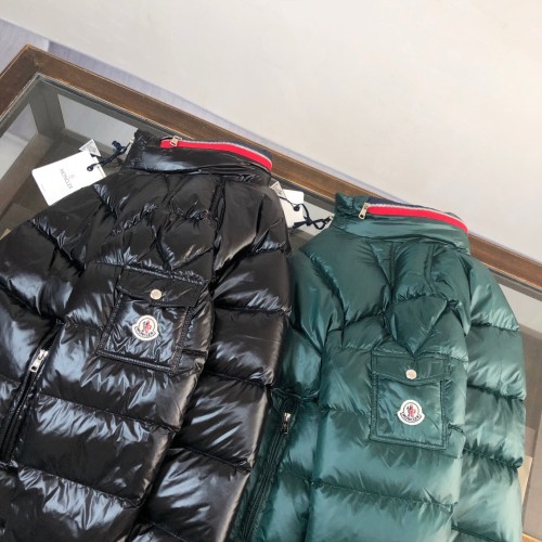 Moncler New Classic Couple Zipper Stand Up Collar Storage Hoodie Down Jacket