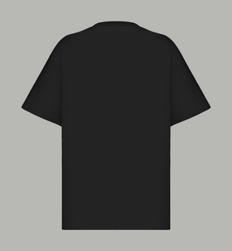 Fendi New Classic Red Monster Logo Printed Short Sleeve Couple Casual Loose T-shirt