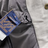 Louis Vuitton New Classic Full Embroidered Splicing Baseball Jacket