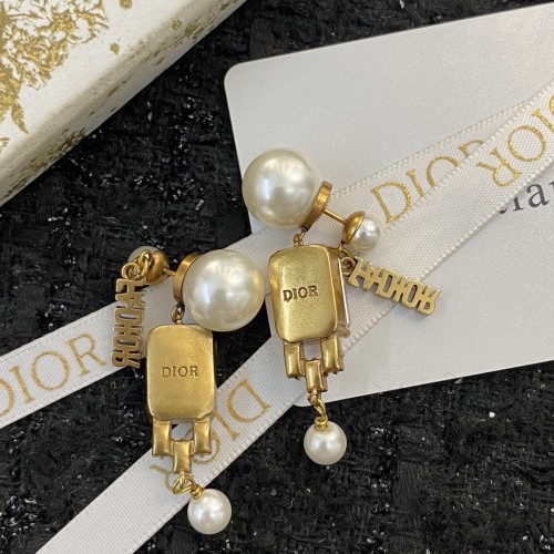 Dior New Fashion Heavy Industry Aesthetic Earrings