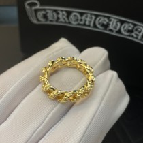 Chrome Hearts Classic Vintage Fried Dough Twists Gold Ring