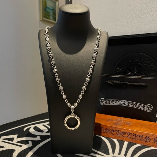 Chrome Hearts Classic Retro Punk Style Personalized Pendant Multi Element Necklace