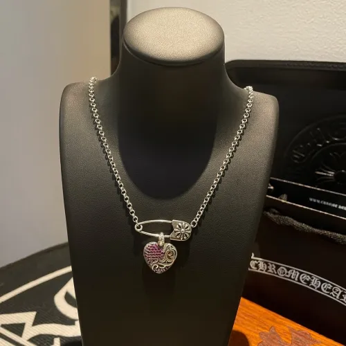 Chrome Hearts Classic Retro Love Vine Flower Pin Pendant Necklace