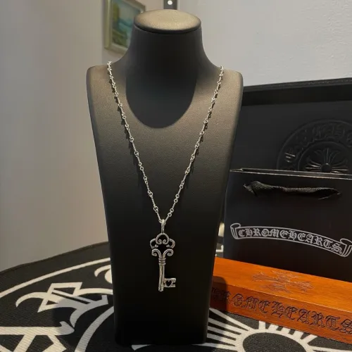 Chrome Hearts Classic Retro Cross Key Pendant Necklace