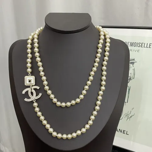 Chanel New Beautiful Pearl Sweater Chain