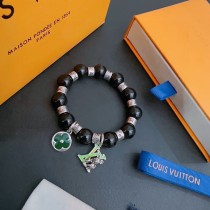 Louis Vuitton New Couple Vintage Multi Element Agate Thai Silver Bracelet