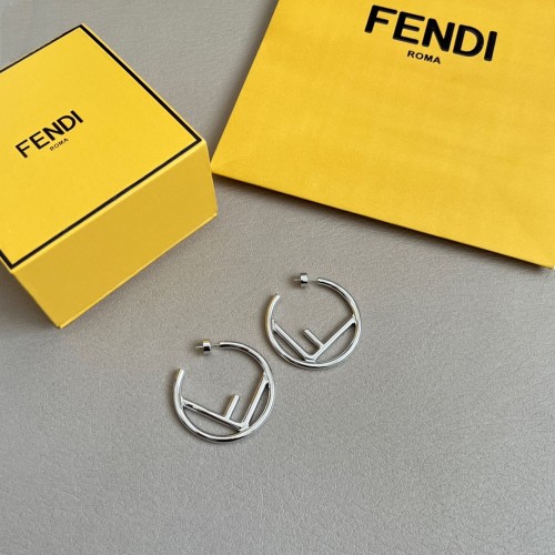 Fendi New Classic Simple Elegant Letter Earrings