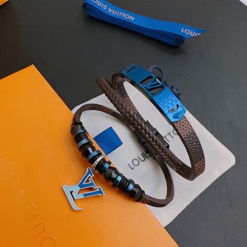 Louis Vuitton New Couple Fashion Letter Pendant Adjustable Bracelet