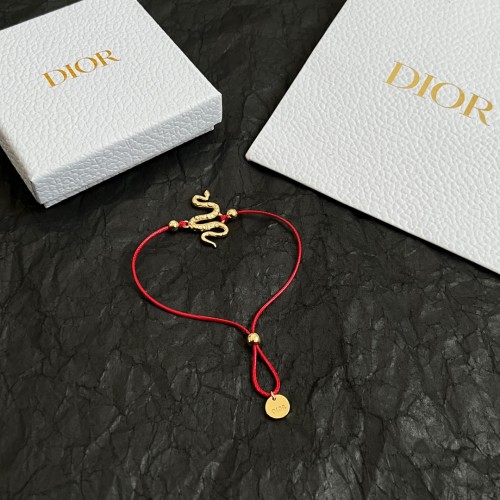 Dior New Classic Snake Year Birthday Red Rope Bracelet