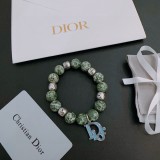 Dior New Couple Retro Multi Element Agate Thai Silver Style Bracelet