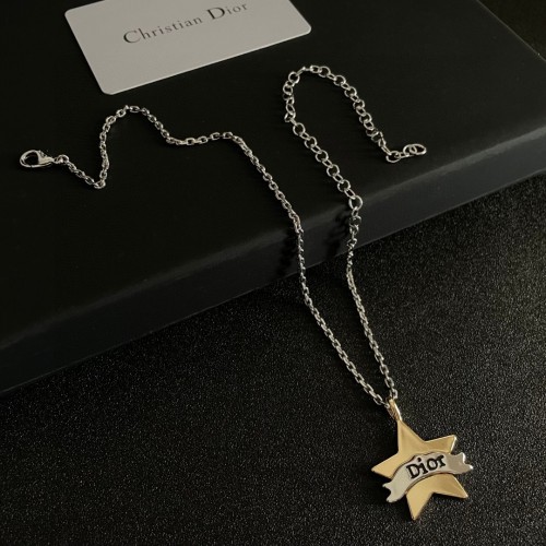 Dior New Fashion Star Logo Pendant Necklace