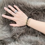 Louis Vuitton New Couple's Versatile Cowhide Hand Rope Bracelet
