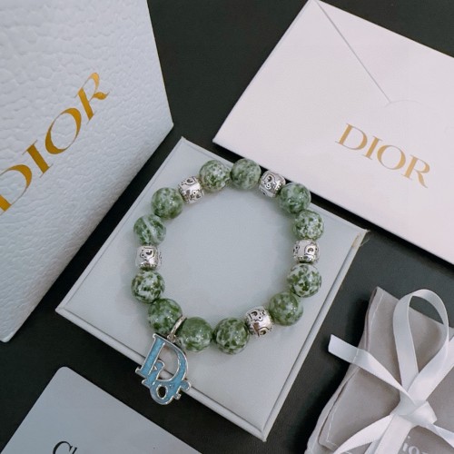 Dior New Couple Retro Multi Element Agate Thai Silver Style Bracelet