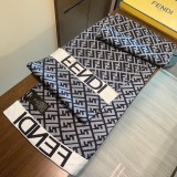 Fendi Classic F Letter Element Scarf Size: 32x200 CM