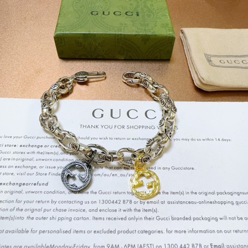 Gucci New Classic Retro Double G Pendant Bracelet