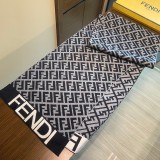 Fendi Classic F Letter Element Scarf Size: 32x200 CM