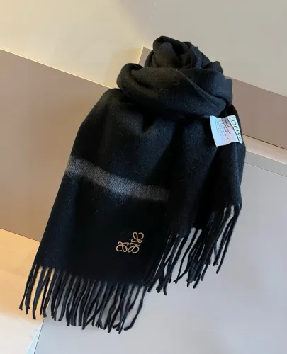 Loewe New Classic Embroidered Logo Casual Scarf Size: 35x180 CM