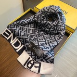 Fendi Classic F Letter Element Scarf Size: 32x200 CM