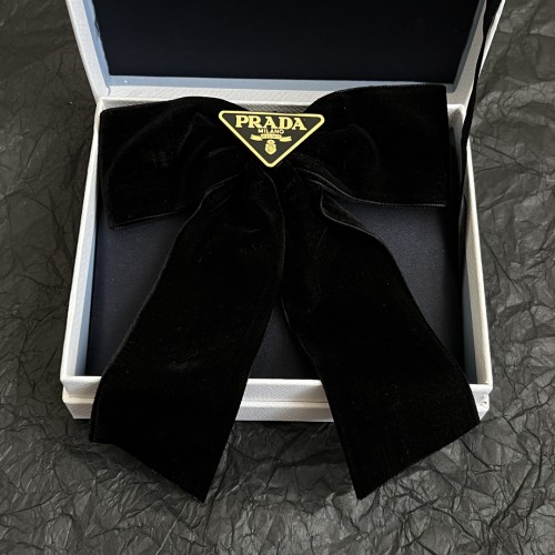 Prada New Fashion Elegant Bow Hair Clip