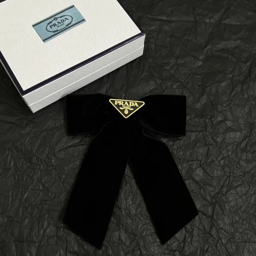 Prada New Fashion Elegant Bow Hair Clip
