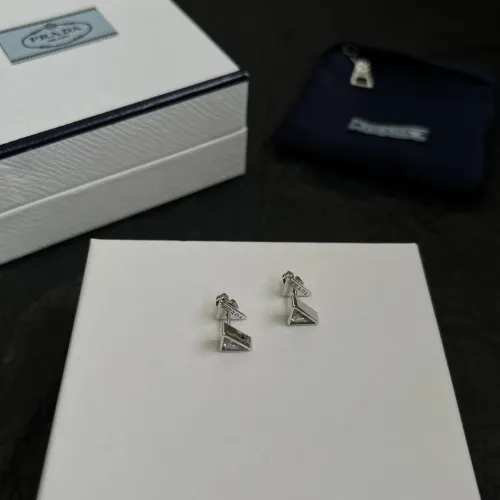 Prada New Fashion Elegant Triangle Earrings