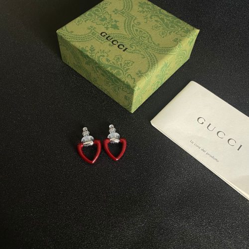 Gucci New Fashion Versatile Luxury Heart Shaped Earrings