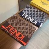 Fendi Classic F Letter Element Scarf Size: 32x200 CM