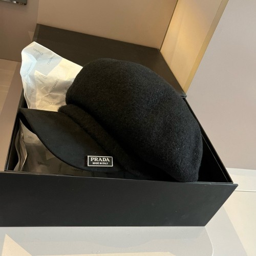 Prada Fashion Wool Duck Tongue Painter Hat 57CM