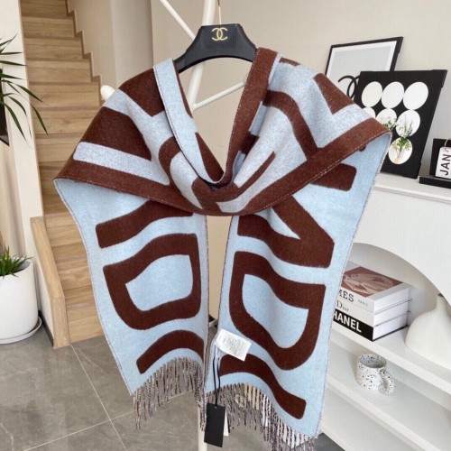 Fendi Men's Classic Elegant Letter Casual Scarf Size: 30x180 CM