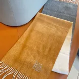 Loewe Fashion Elegant Embroidered Logo Gradient Scarf Size: 30x180 CM