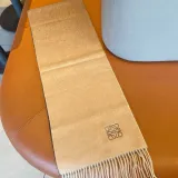 Loewe Fashion Elegant Embroidered Logo Gradient Scarf Size: 30x180 CM
